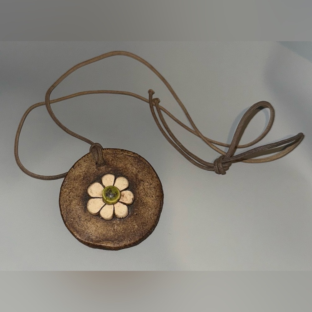 Betty foster ceramic pottery medallion